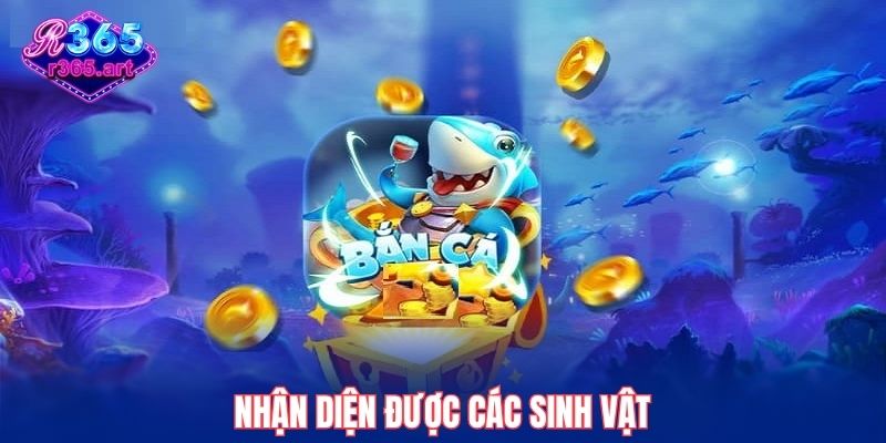 Nhận diện được các sinh vật