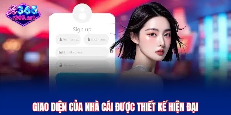 Trang chủ 33 Giao diện của nhà cái R365 được thiết kế hiện đại