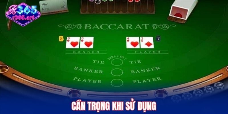 Cần trọng khi sử dụng